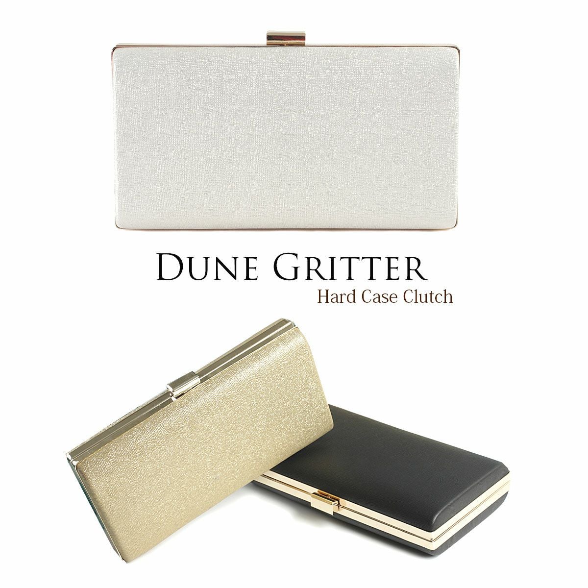 袱紗が入る】セレブライクに上品に.* 気品漂うハードクラッチバッグ FB