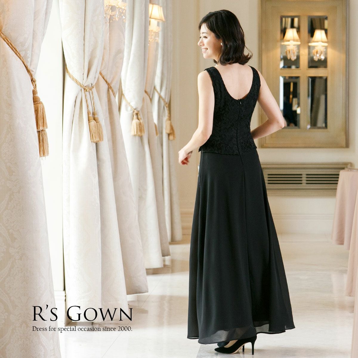 アンサンブル仕立てセットドレス（ジャケット＋ドレス）マザーズドレス